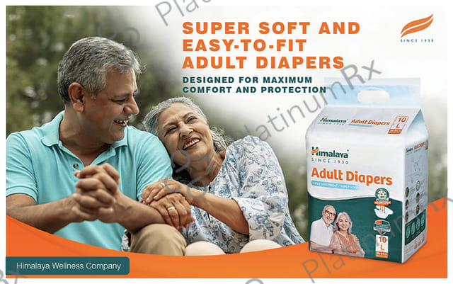 Himalaya Adult Diaper super absorbent super soft -Tape style Diaper Large