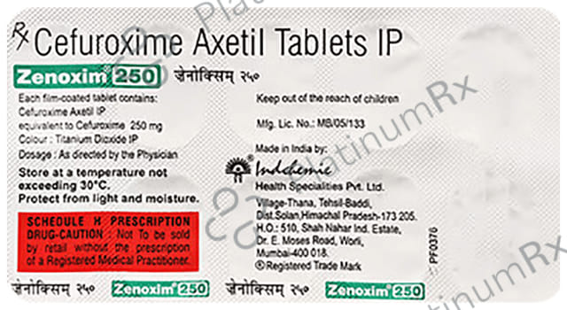 Zenoxim 250mg Tablet 10s
