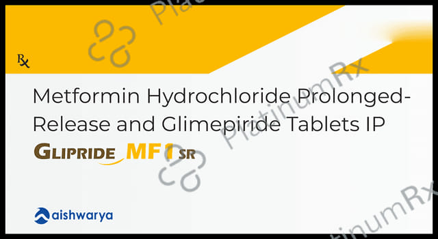 Glipride MF 1mg/500mg Tablet