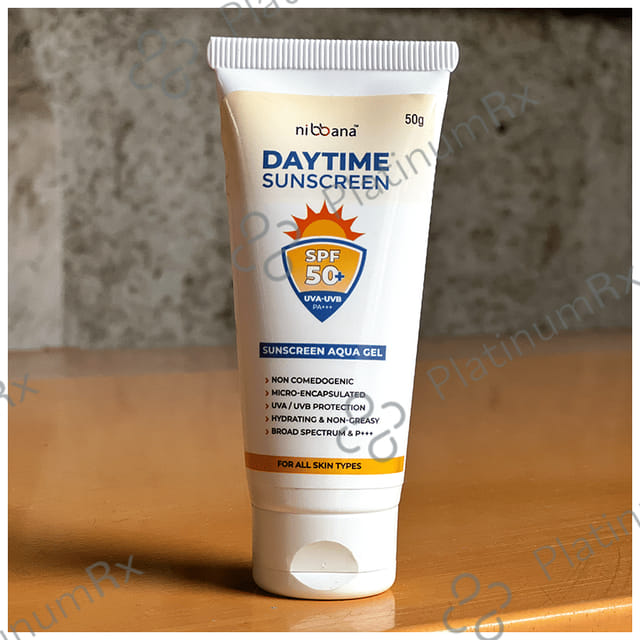Nibbana Daytime Sunscreen SPF 50 PA+++ Cream 50gm