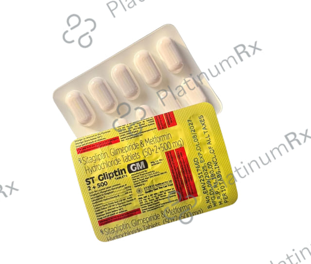 ST Gliptin GM 2/500mg Tablet 10s