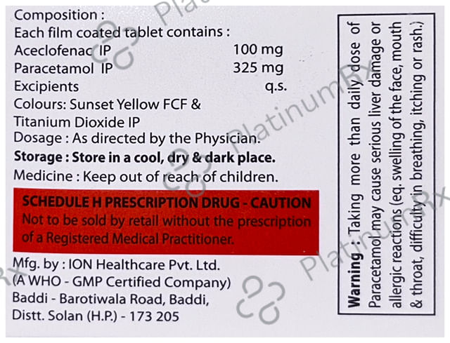 Aceclogun P Tablet 10s