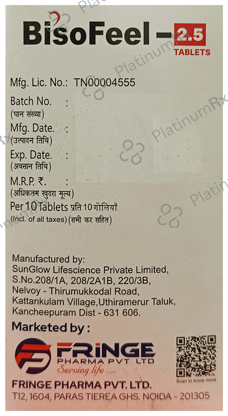 Bisofeel 2.5mg Tablet 10s