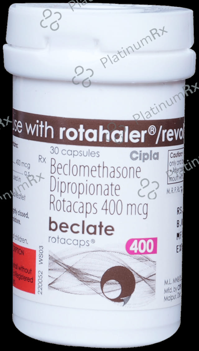 Beclate 400mcg Rotacap 30s