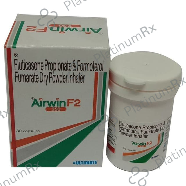 Airwin F2 250/6mcg Capsule 30s
