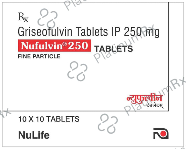 Nufulvin 250mg Tablet