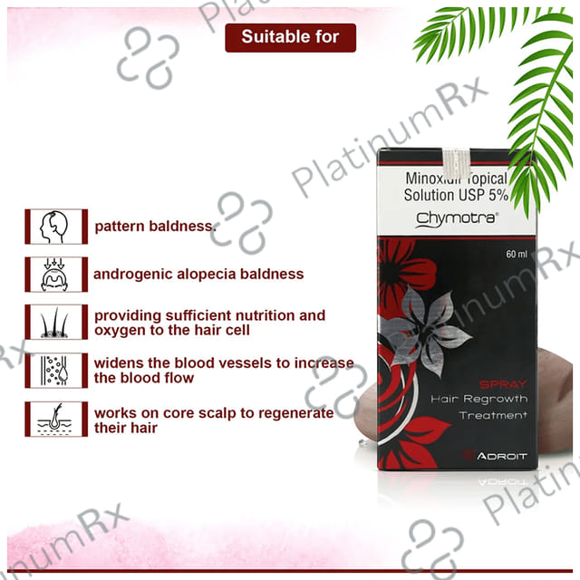 Chymotra Topical 5% Solution 60ml