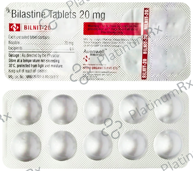 Bilnit 20mg Tablet 10s
