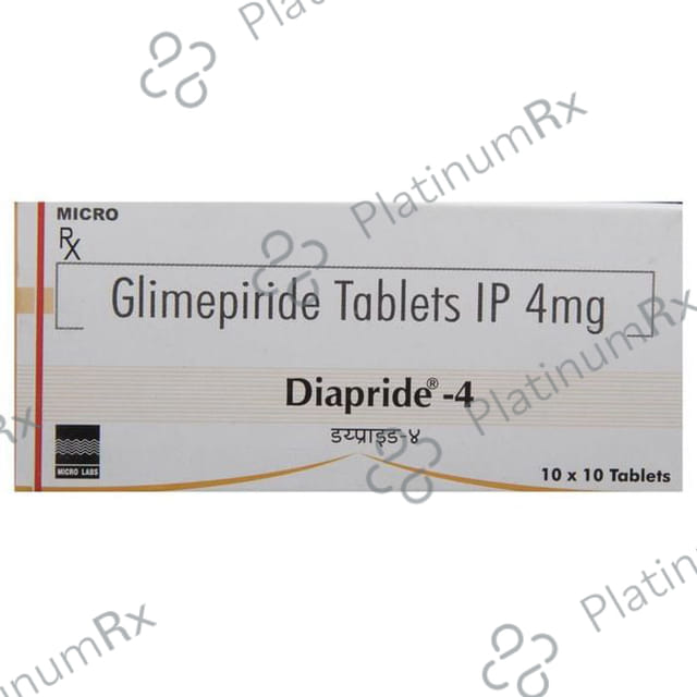 Diapride 4mg Tablet 10s