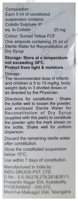 Coligyl DS 25mg Suspension 30ml