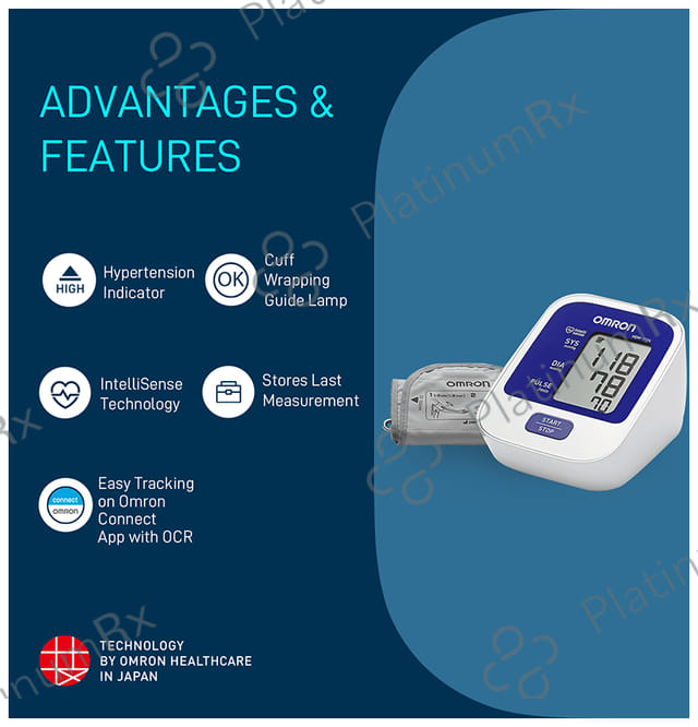 Omron HEM 7124 BP Monitor Device 1s