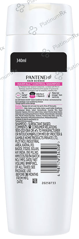 Pantene Pro-V Advanced Hairfall Solution Hairfall Control Shampoo 340 ml