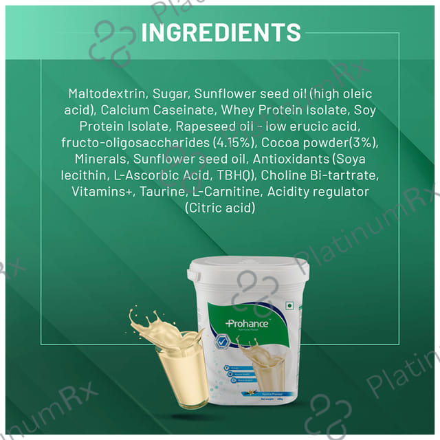 Prohance Complete Drink Chocolate Flavour Powder 400gm