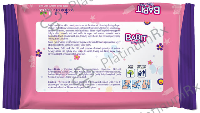 Babit Baby Care Wipes 50 wipes