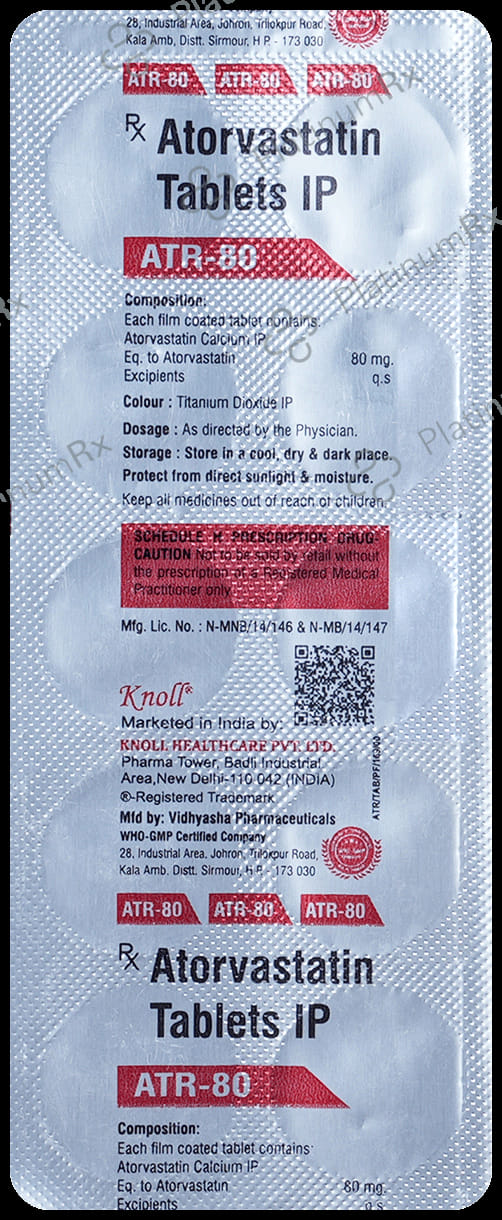 ATR 80mg Tablet 10s