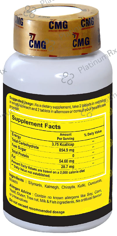 CMG Nutritions CgHep Tablet Optimize Liver Function & Health