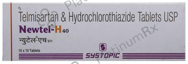 Newtel H 40/12.5mg Tablet 10s