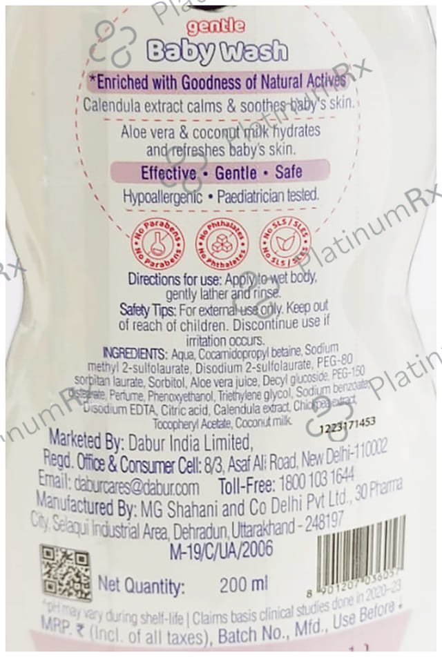 Dabur Baby Wash 200 Body Wash