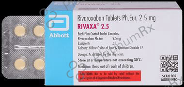 Rivaxa 2.5mg Tablet 14s