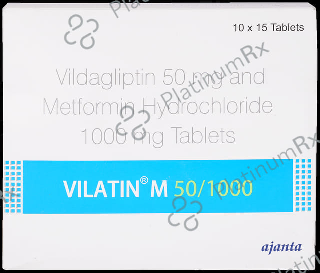 Vilatin M 1000/50mg Tablet 15s