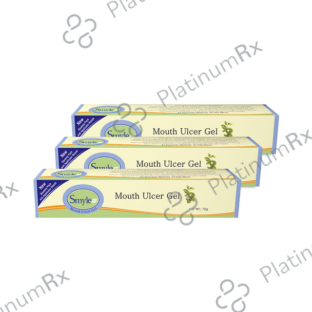 Smyle Mouth Ulcer Gel Tubes 3s