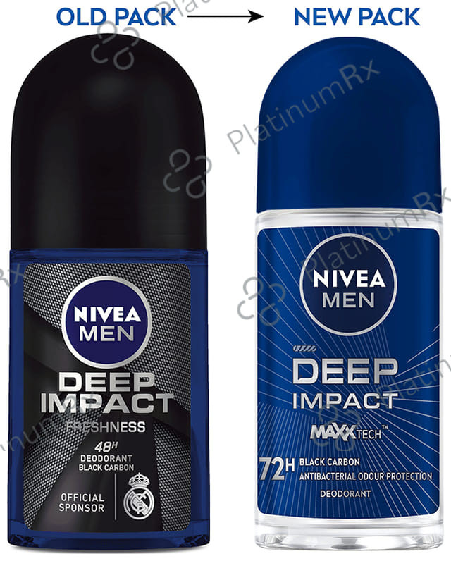 Nivea Men Deep Impact Freshness Deodorant Roll On 50ml