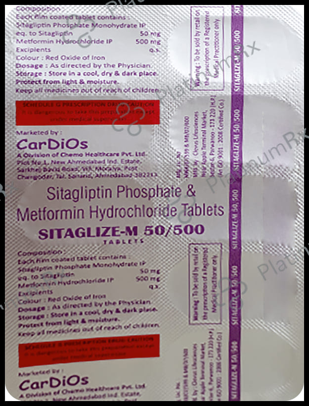 Sitaglize-M 50/500 Tablet