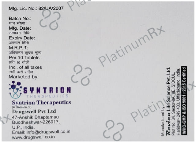 Pyrotab 325/37.5mg Tablet 10s