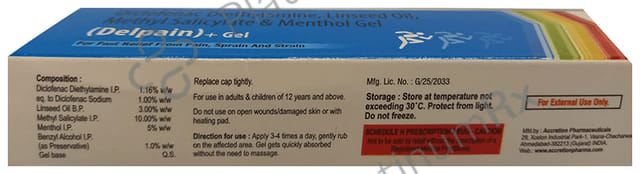 Delpain Plus Gel 30gm