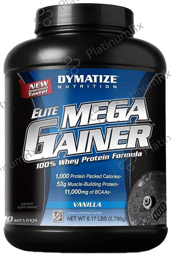 Dymatize Nutrition Elite Mega Gainer Powder Vanilla