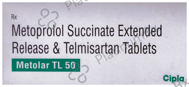 Metolar TL 50 50/40mg Tablet 10s