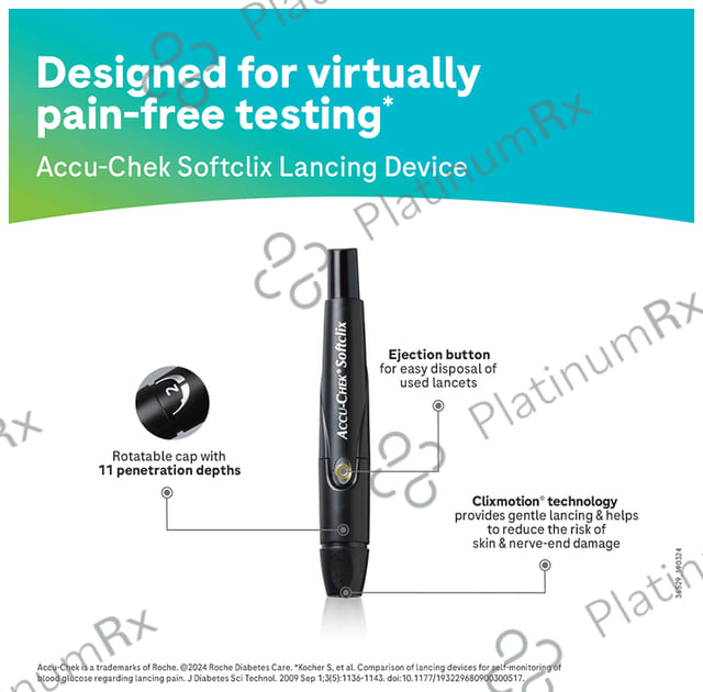Accu Chek Active Blood Glucose Monitoring System 10s Test Strips Free Kit 1s