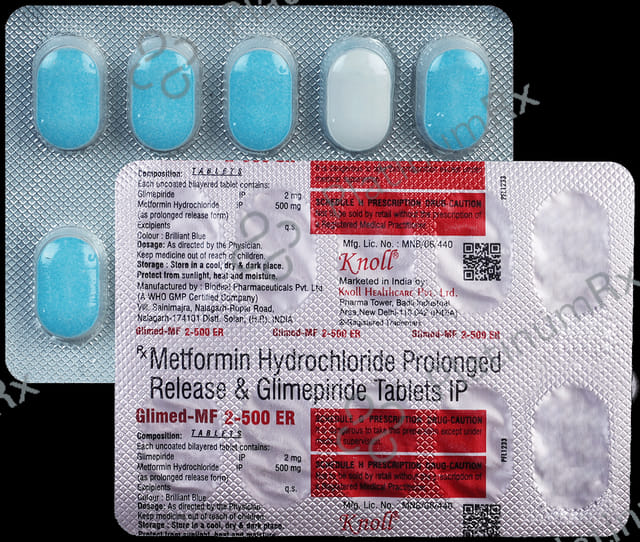 Glimed MF 2mg/500mg Tablet