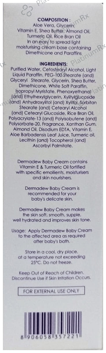Dermadew Baby Cream 80gm