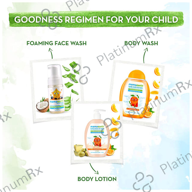 Mamaearth Original Orange Body Lotion for Kids 2+ Years