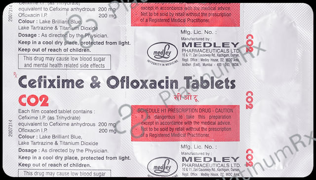 CO2 200/200mg Tablet 10s