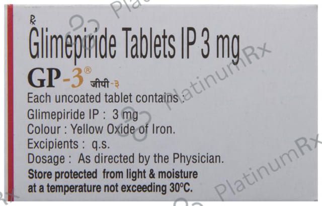 GP 3mg Tablet 10s
