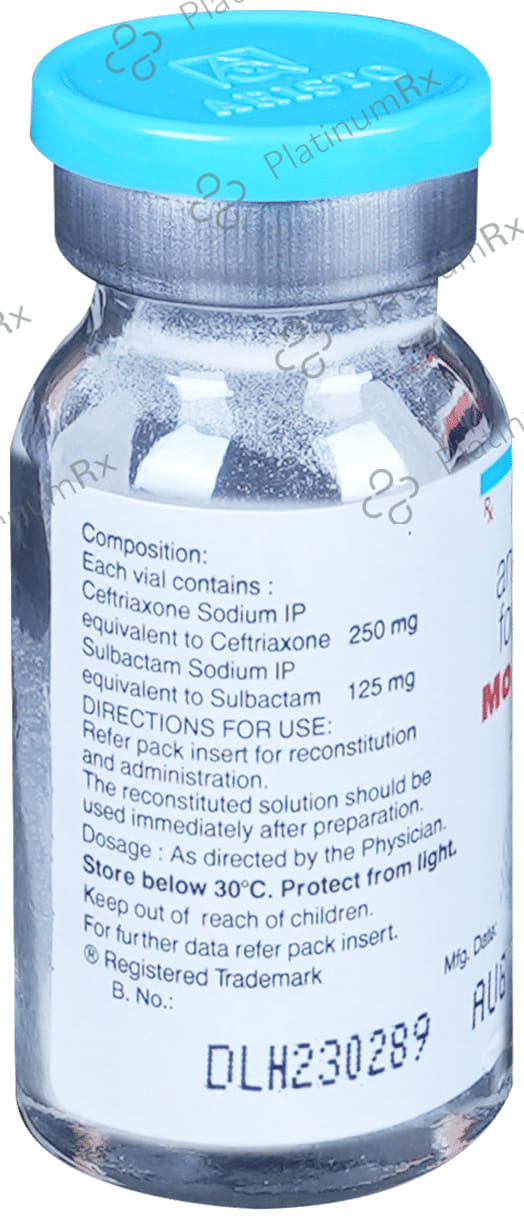 Monocef SB 250/125mg Injection 1s