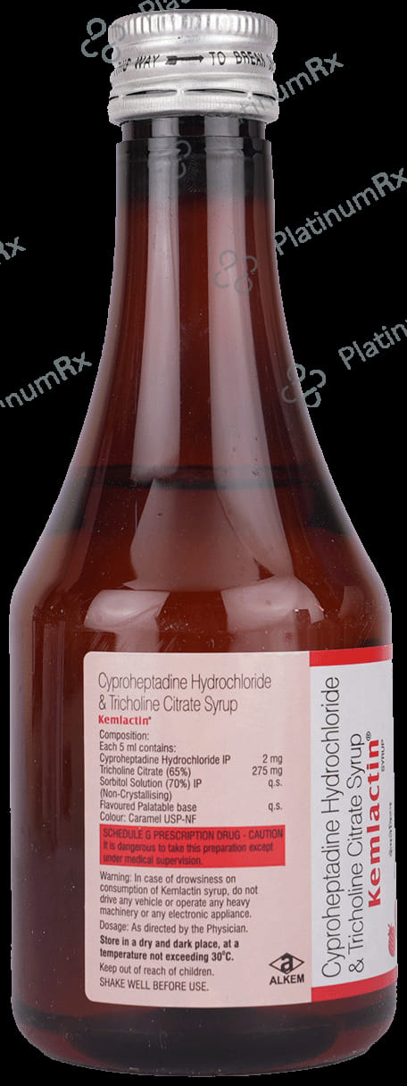 Kemlactin Syrup Strawberry Sugar Free