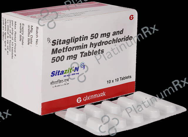 Sitazit M 50/500mg Tablet 10s