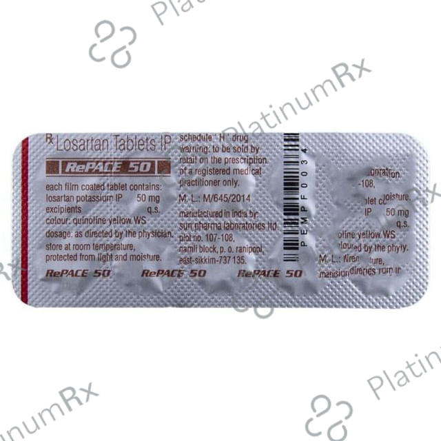 Repace 50mg Tablet 10s