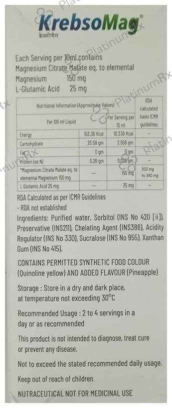 Krebsomag Liquid Pineapple