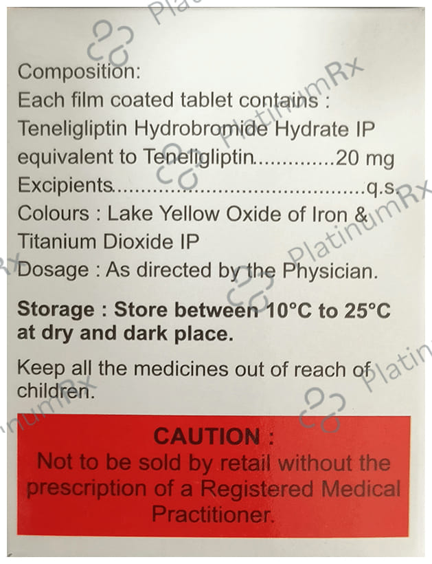 Tendia 20mg Tablet 15s