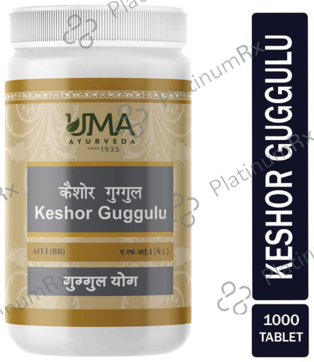 Uma Ayurveda Keshor Guggul Tablet 1000 tablets