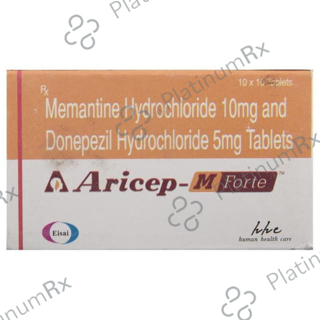 Aricep M Forte 5/10mg Tablet 10s