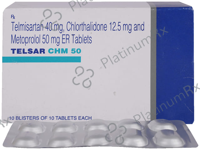 Telsar CHM 12.5/50/40mg Tablet 10s