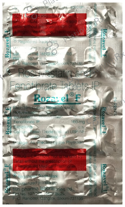 Rozavel F 160/10mg Tablet 15s