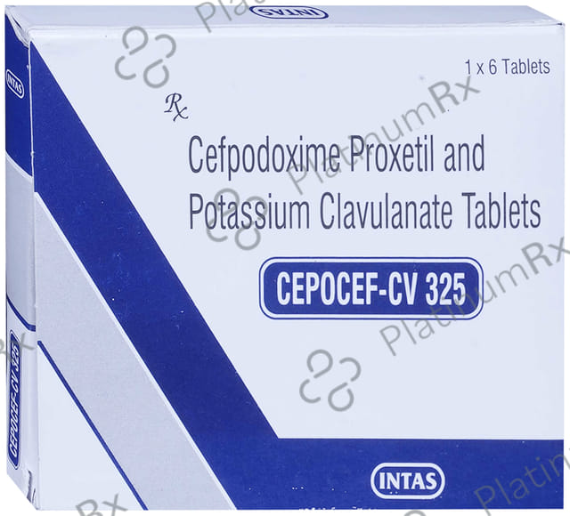 Cepocef CV 325mg Tablet 6s