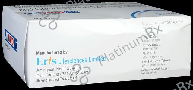 Lntrio 10 12.5/10/40mg Tablet 15s