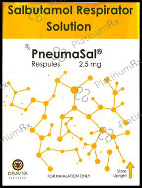 Pneumasal 2.5mg Respules 5X2.5ml